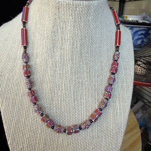 Vintage Venetian Glass Beaded Necklace